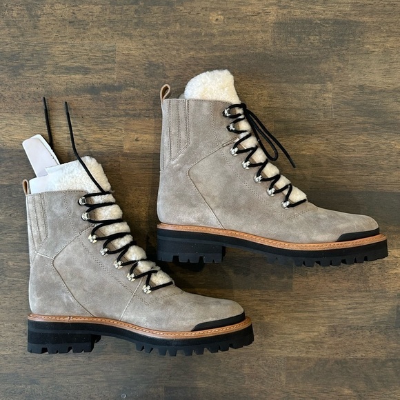 Marc Fisher Izzie Lugsole Ankle Boot Medium Gray - Picture 5 of 10